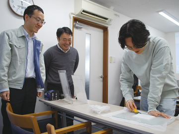 町工場応援プロジェクトの様子